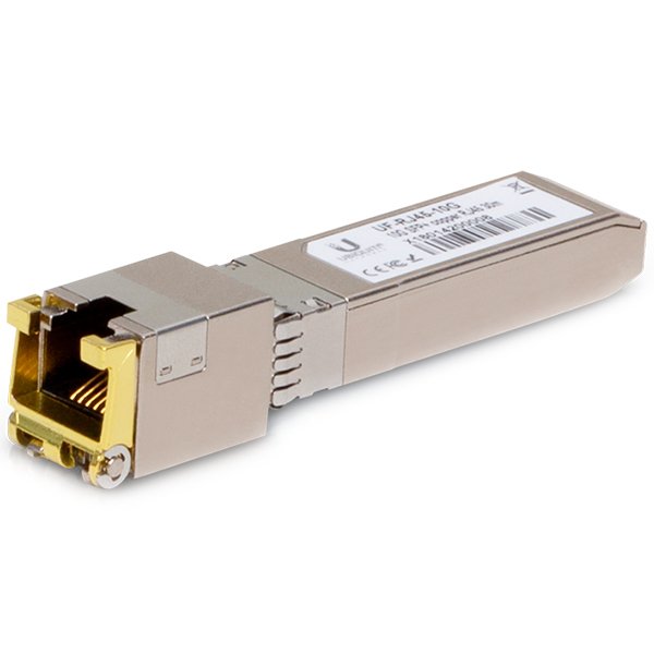 Transceiver UBIQUITI RJ45 10Gbps SFP+ Transceiver Module, SFP+ to RJ45