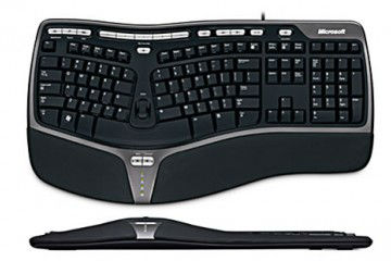 Ricambio Piedino Di Supporto Per Tastiera Microsoft Natural Ergonomic 4000 – Gamba Nera Originale - 3