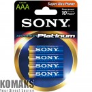 Battery SONY AM4PT-B4D Alkaline 4 pcs  AAA