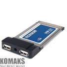 Adapter TECH GEAR 2-Port USB 2.0 PCMCIA