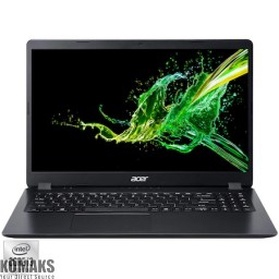 Laptop Acer Aspire 3 15.6" Full HD A315 Corei3-1005G1 8GB 512GB SSD Intel UHD Graphics Win 11 Home, black NX.HS5EX.0BG