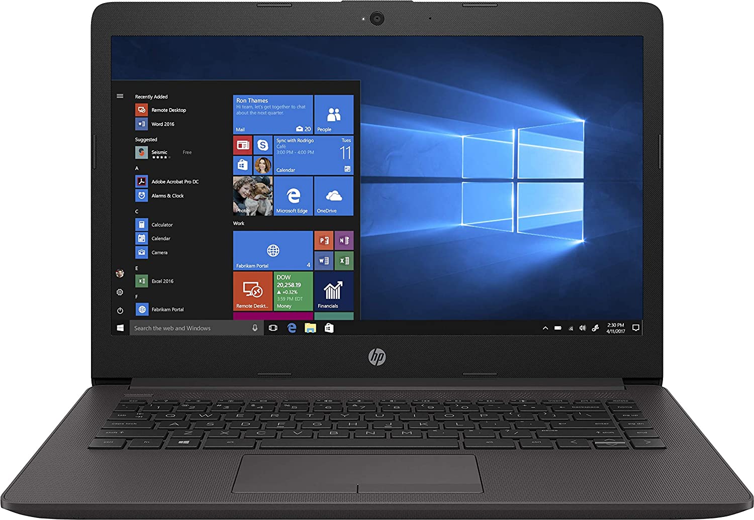 Laptop HP 245 G7 14" Ryzen 3 3300U 4GB 128GB SSD Windows 10 Home 1.56kg