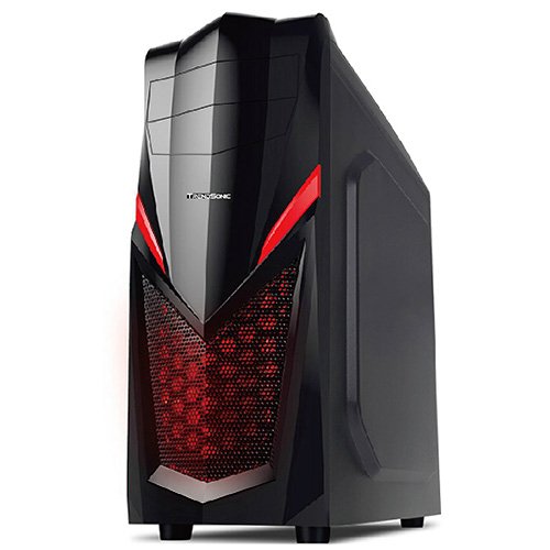 PC Case TRENDSONIC E29A red/black