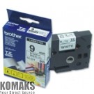 Consumable for printers BROTHER TZ-221 Tape Black on White Laminated 9mm - Eco