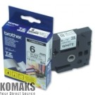Consumable for printers BROTHER TZ-211 Tape Black on White, Laminated, 6mm Eco