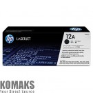 Consumable for printers HEWLETT PACKARD HP 12A Black LaserJet Toner Cartridge