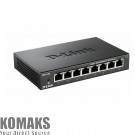 Network switch D-LINK DES-108, 8-port