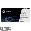 Consumable for printers HP 651A Yellow LaserJet Toner Cartridge