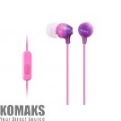 Headset SONY Headset MDR-EX15AP pink