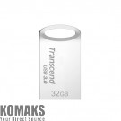 USB Флаш памет Transcend 32GB JETFLASH 710, USB 3.1, Silver Plating
