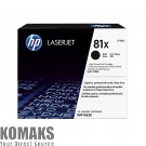 Consumable for printers HP 81X High Yield Black Original LaserJet Toner Cartridge