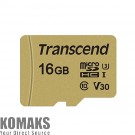 Memory card TRANSCEND 16GB microSD UHS-I U3 (without adapter)