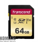 Карта памет Transcend 64GB SD card UHS-I U3, MLC