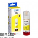 Consumable for printers EPSON 106 EcoTank Yellow ink bottle