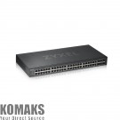 Мрежов суич ZyXEL GS1920-48v2, 50 Port Smart Managed Switch 44x Gigabit Copper and 4x Gigabit dual ...