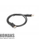 Кабел Lanberg display port M/M cable 1m 4K ,black