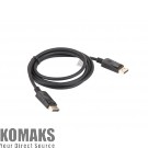 Кабел Lanberg display port M/M cable 1.8m 4K, black