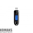 USB Флаш памет Transcend 256GB, USB3.1, Pen Drive, Capless, Black