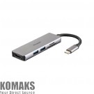 Network drive D-LINK 5-in-1 USB-C Hub with HDMI and SD/microSD Card Reader