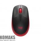 Mouse LOGITECH M190 Full-size wireless mouse – RED