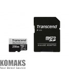 Memory card TRANSCEND 256GB microSD w/ adapter UHS-I U3 A2 Ultra Performance