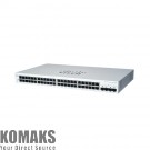 Мрежов суич Cisco CBS220 Smart 48-port GE, PoE, 4x1G SFP