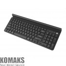 Keyboard Natec Keyboard Felimare US Layout Wireless Bluetooth + 2.4 GHz Slim Pnone/Tablet Holder, Black