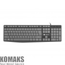 Keyboard Natec keyboard Nautilus SLIM Black-Grey US layout