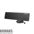 Keyboard Natec Set 2 in 1 Keyboard Octopus + Mouse US Layout Wireless Bluetooth + 2.4 GHz USB