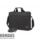 Чанта за лаптоп Natec laptop bag WALLROO 2 15.6" with wireless mouse Black