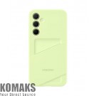 Cellular phone accessory Samsung A35 Card Slot Case Lime