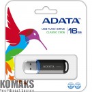 USB flash memory ADATA 16 GB, USB 2.0, 480 Mbps, Black