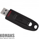 USB Флаш памет SanDisk Ultra 64GB, USB 3.0 Flash Drive, 130MB/s read, EAN: 619659102197