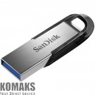 USB flash memory SANDISK 256 GB, USB 3.0, 5 Gbps, Metal/Black