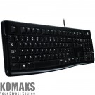 Keyboard LOGITECH Corded Keyboard K120 - Business EMEA - US International - BLACK
