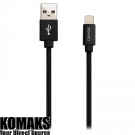 Cable CANYON USB to Lightning Cable, 1 m, Black