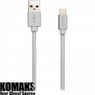 Cable CANYON USB to Lightning Cable, 1 m, Pearl White