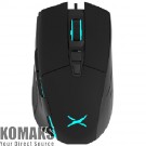 Mouse DELUX DLM-522BU 6400 dpi, 7butt, USB, Black