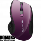Мишка CANYON 2.4Ghz wireless mouse, optical tracking - blue LED, 6 buttons, DPI 1000/1200/1600, ...