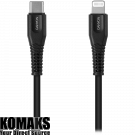 Cable CANYON USB-C to Lightning Cable, 1.2 m, Black