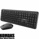 Клавиатура CANYON SET-W20, Wireless combo set,Wireless keyboard with Silent switches,105 keys,BG ...