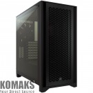 Case for computer CORSAIR 4000D AIRFLOW Tempered Glass Mid-Tower ATX Case — Black
