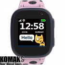 Смарт часовник CANYON kids watch Sandy KW-34 Camera GSM GPS Pink