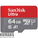 Memory card SANDISK Ultra 64 GB, Micro SDXC