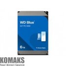 Hard drive WD Blue 6TB SATA 3.5inch Gb/s PC HDD WD60EZAX