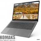 Laptop Lenovo IdeaPad 3 15.6" FHD Ryzen 5 5500U 8GB 256GB SSD Windows 10 Home, Arctic Gray 82KU003EEU