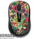 Mouse MICROSOFT Wireless Mobile Mouse 3500 Artist Zanski