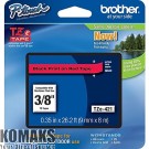 Consumable for printers BROTHER TZ Tape 9mm Black on Red