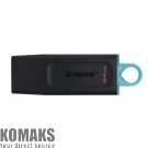 USB flash memory KINGSTON 64 GB, USB 3.2 Gen 1, 5 Gbps, Black/Teal