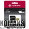 Memory card TRANSCEND 16GB microSD UHS-I U3 (without adapter)